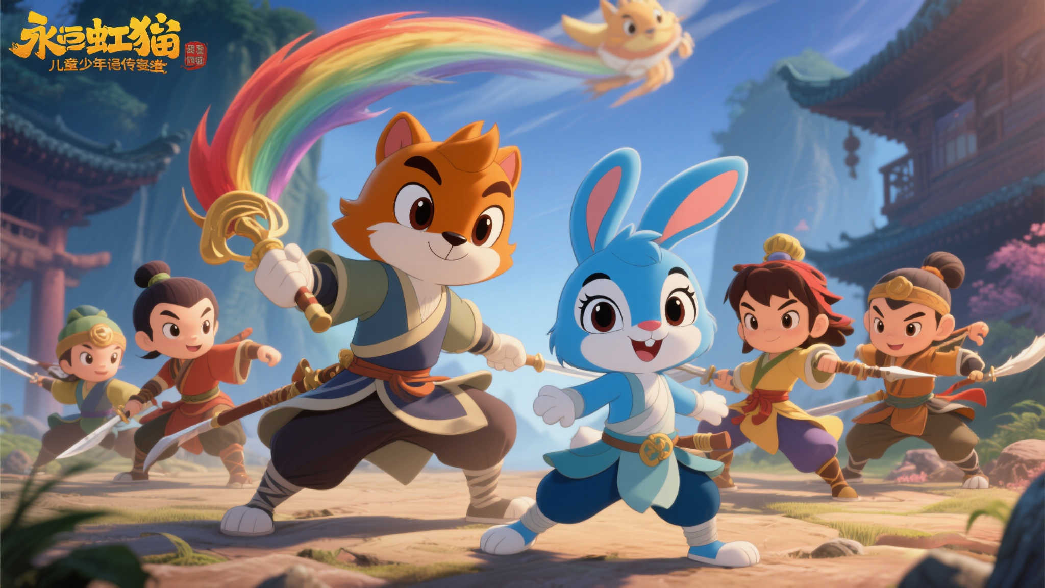 童年经典再现!《永劫无间》携手《虹猫蓝兔》开启联动! 一 童年记忆的复活 虹猫蓝兔的独特魅力