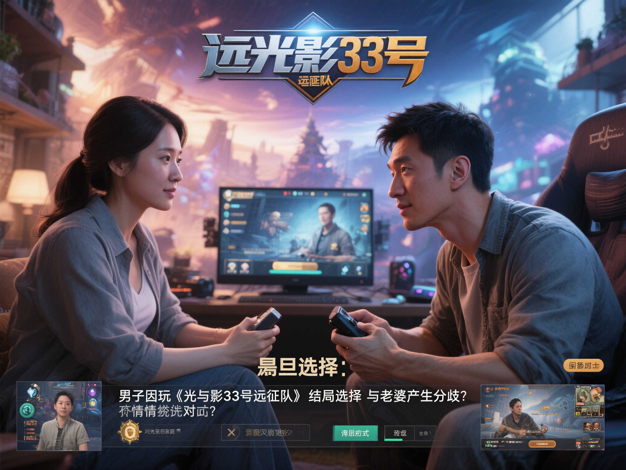 夫妻因《光与影33号远征队》结局选择分歧引发争执 夫妻因《光与影33号远征队》结局选择分歧引发争执